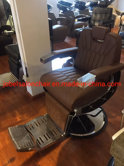 Novo design de móveis de salão de beleza estilo cadeira de barbeiro reclinável para venda