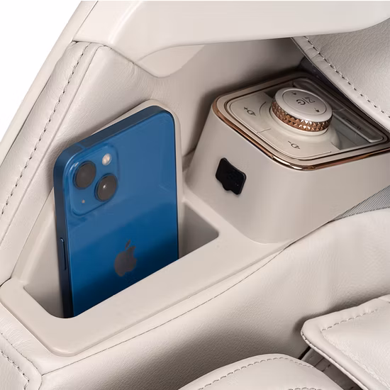 Cadeira de massagem shiatsu de gravidade zero de corpo inteiro 4D com massageador de pés amassador